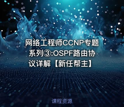 网络工程师CCNP专题系列③:OSPF路由协议详解【新任帮主】
