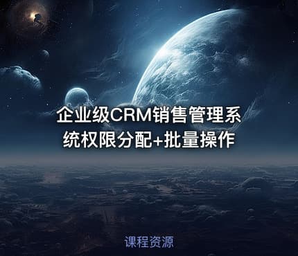 企业级CRM销售管理系统权限分配+批量操作
