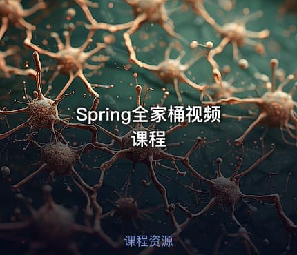 Spring全家桶视频课程