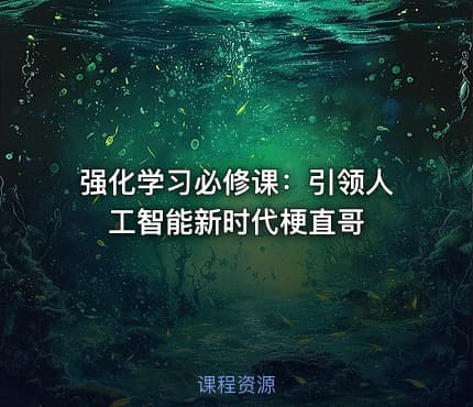 强化学习必修课：引领人工智能新时代梗直哥