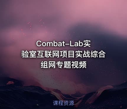 Combat-Lab实验室互联网项目实战综合组网专题视频