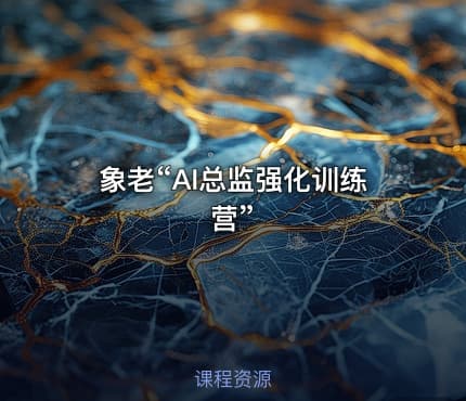 象老“AI总监强化训练营”