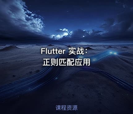 Flutter  实战：正则匹配应用