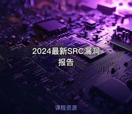 2024最新SRC漏洞报告