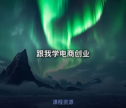 跟我学电商创业