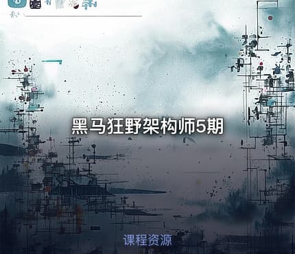 黑马狂野架构师5期