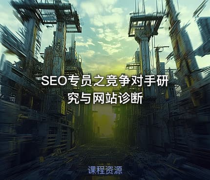 SEO专员之竞争对手研究与网站诊断