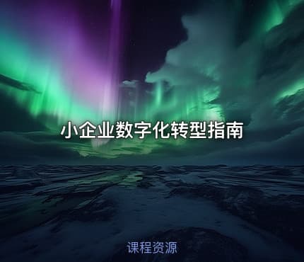 小企业数字化转型指南