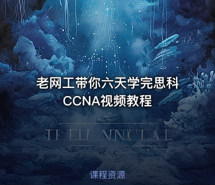 老网工带你六天学完思科CCNA视频教程