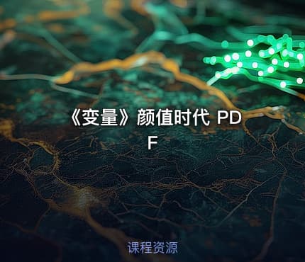 《变量》颜值时代 PDF