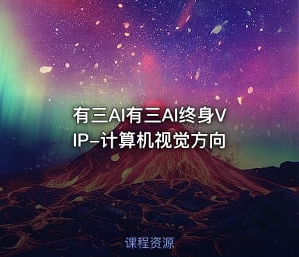 有三AI有三AI终身VIP-计算机视觉方向