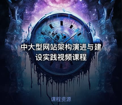 中大型网站架构演进与建设实践视频课程