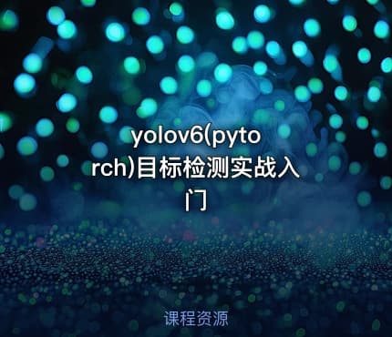 yolov6(pytorch)目标检测实战入门