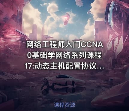 网络工程师入门CCNA 0基础学网络系列课程17:动态主机配置协议DHCP【新任帮主】