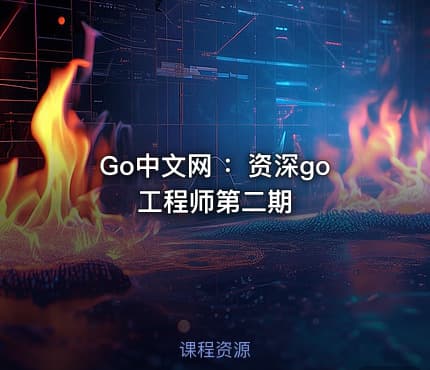 Go中文网 ：资深go工程师第二期