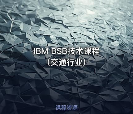 IBM BSB技术课程（交通行业）