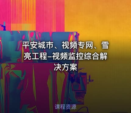平安城市、视频专网、雪亮工程-视频监控综合解决方案