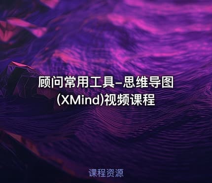 顾问常用工具-思维导图(XMind)视频课程