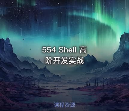 554 Shell 高阶开发实战