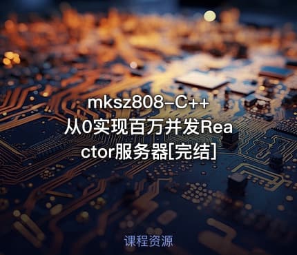 mksz808-C++从0实现百万并发Reactor服务器[完结]