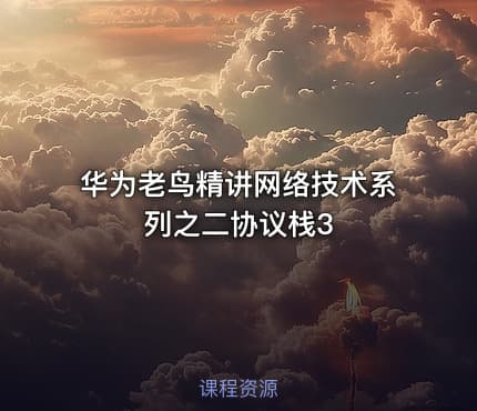 华为老鸟精讲网络技术系列之二协议栈3