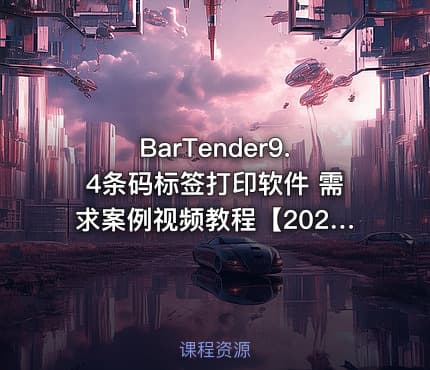 BarTender9.4条码标签打印软件 需求案例视频教程【2020版】
