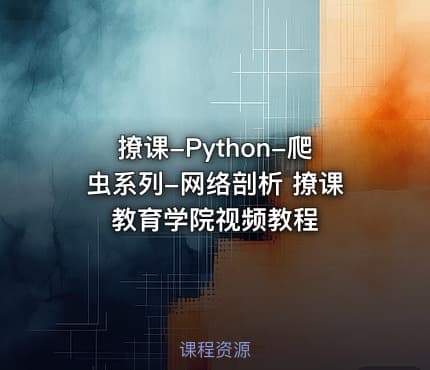 撩课-Python-爬虫系列-网络剖析 撩课教育学院视频教程