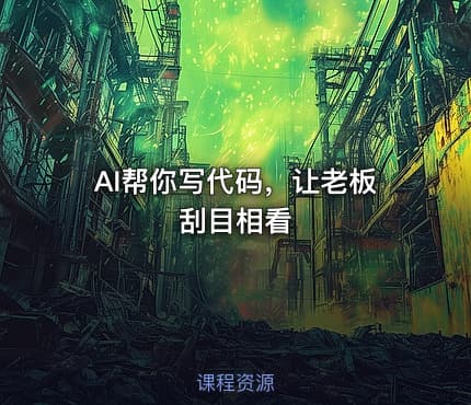 AI帮你写代码，让老板刮目相看