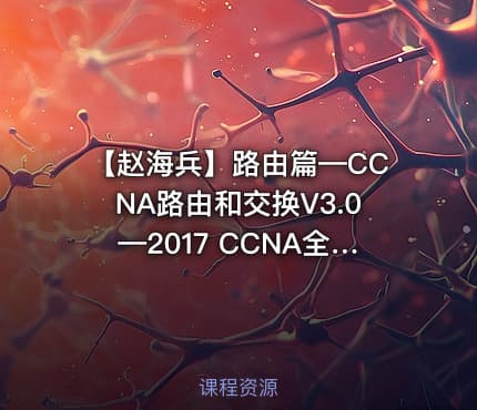 【赵海兵】路由篇—CCNA路由和交换V3.0—2017 CCNA全新深度演绎