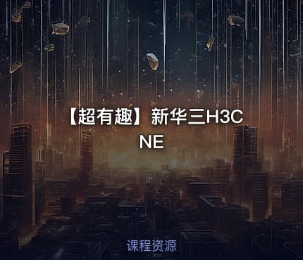 【超有趣】新华三H3CNE
