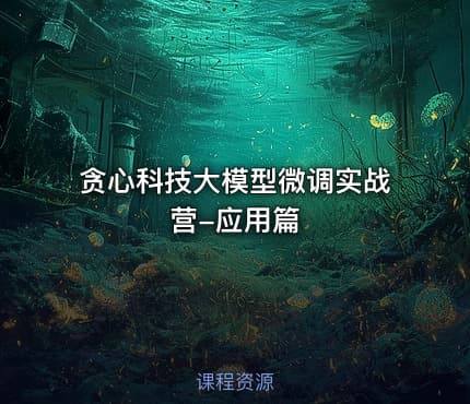 贪心科技大模型微调实战营-应用篇