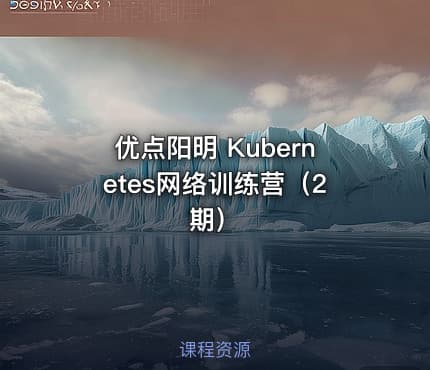 优点阳明 Kubernetes网络训练营（2期）