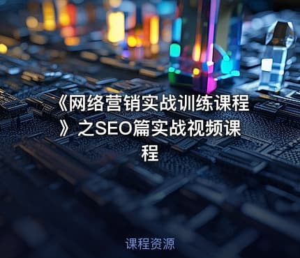 《网络营销实战训练课程》之SEO篇实战视频课程
