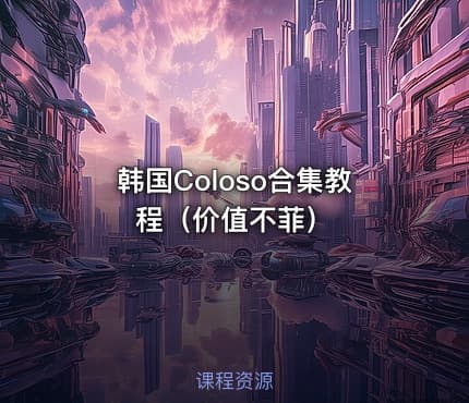 韩国Coloso合集教程（价值不菲）