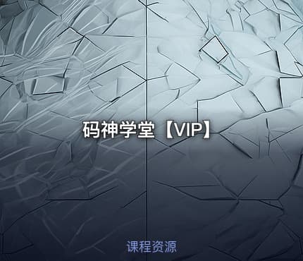 码神学堂【VIP】