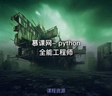 慕课网- python全能工程师