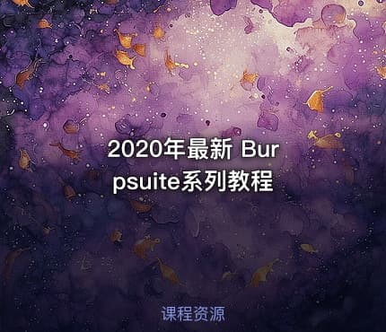 2020年最新 Burpsuite系列教程