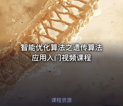 智能优化算法之遗传算法应用入门视频课程