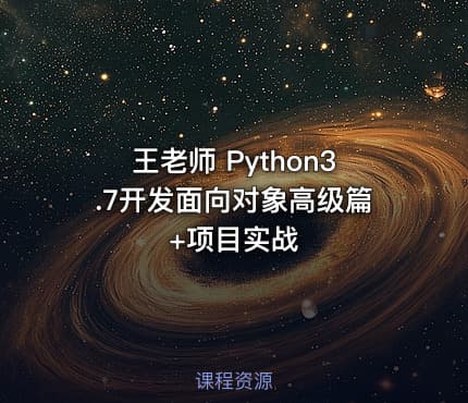 王老师 Python3.7开发面向对象高级篇+项目实战