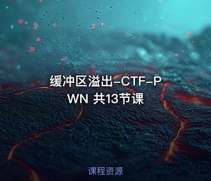 缓冲区溢出-CTF-PWN 共13节课