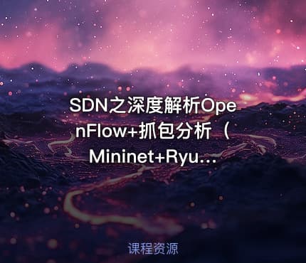 SDN之深度解析OpenFlow+抓包分析（Mininet+Ryu）
