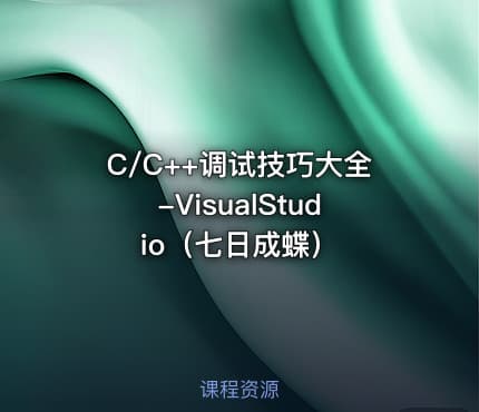 C/C++调试技巧大全-VisualStudio（七日成蝶）