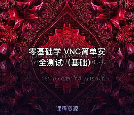 零基础学 VNC简单安全测试（基础）