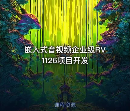 嵌入式音视频企业级RV1126项目开发