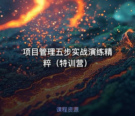 项目管理五步实战演练精粹（特训营）