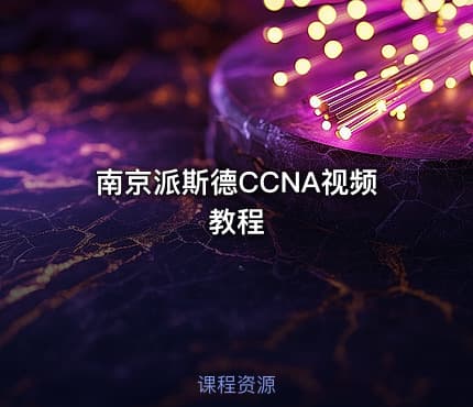 南京派斯德CCNA视频教程