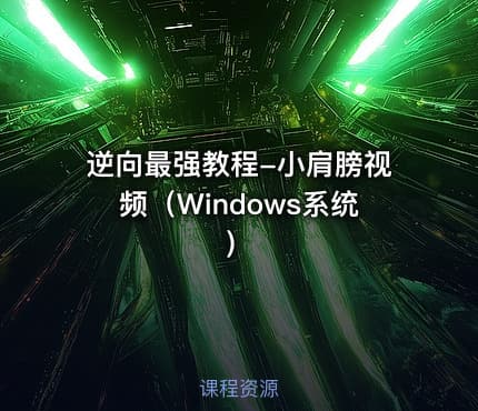 逆向最强教程-小肩膀视频（Windows系统）