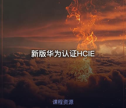 新版华为认证HCIE