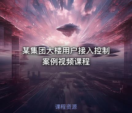 某集团大楼用户接入控制案例视频课程