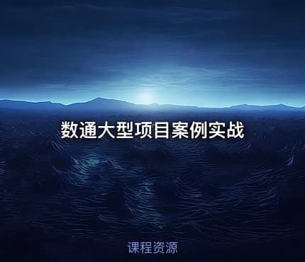 数通大型项目案例实战